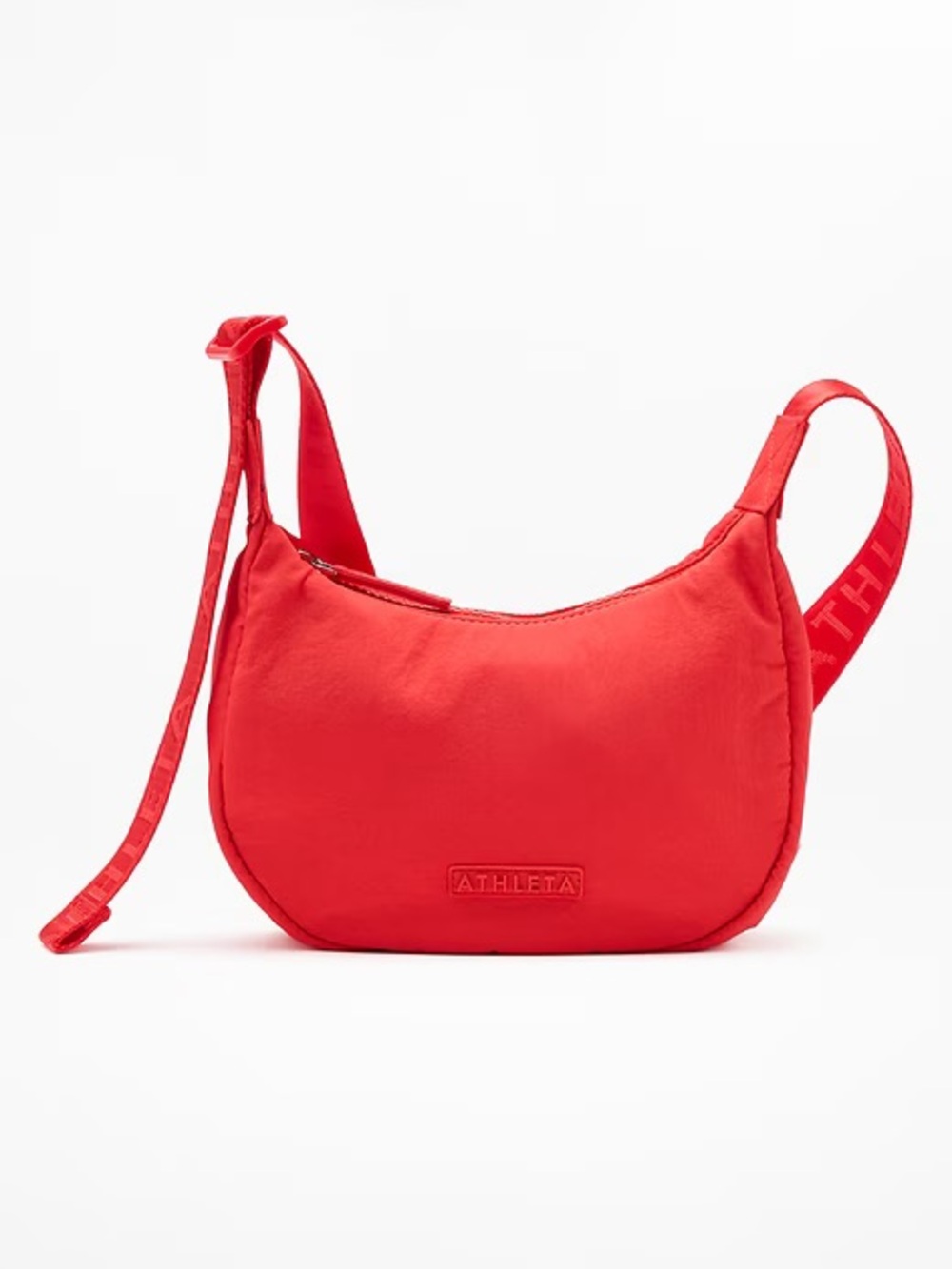 Athleta All About Mini Crescent Bag in Cardinal Red Color ❤️